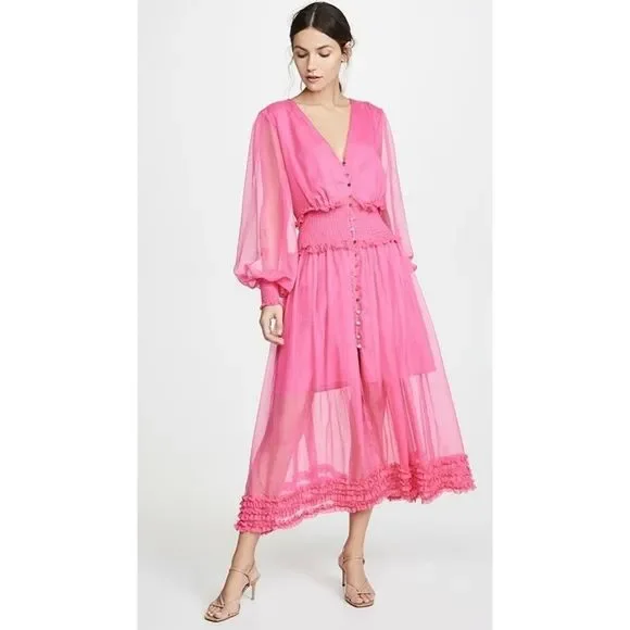 open lace back dress Marae Girls Dress Coat - Single Row of Buttons - Vent Back main image 0
